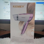 Kemey KM-6833 Foldable Travel Hair Dryer – Hot & Cool Modes - Image 5