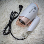Kemey KM-3365 Silky Shine Foldable Hair Dryer – Hot, Warm & Cool Modes