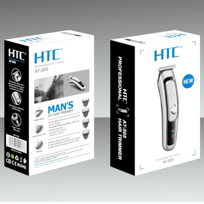 HTC AT-505 : Precision Grooming with USB-C Power & Multiple Length Settings - Image 3