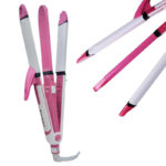 Kemei KM-1291 Professional 3 in 1 Hair Styler – Straightener, Curler & Crimper - Image 2