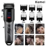 Kemei KM-1550 Professional Hair Clipper for Men – 7000 RPM, Type-C, 2000mAh, 1-Year Warranty - Image 4