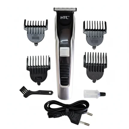 HTC AT-538 Rechargeable Beard & Hair Trimmer | Stainless Steel Blade & 60-Min Backup