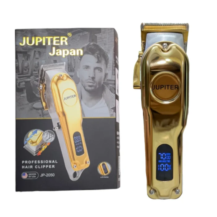 Jupiter JP-2050 Professional Rechargeable Hair Clipper with Digital Display - Image 3