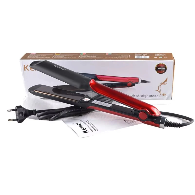 2 Kemei KM-531 Professional Hair Straightener – Ceramic Plates - Image 1