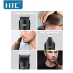 HTC AT-1322 3-in-1 Men's Grooming Kit | Beard, Shave & Detail Trim - Image 3