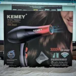 Kemey KM-3322 – 3000W Professional Hot & Cold Hair Dryer - Image 3