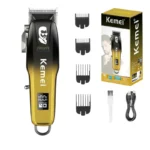 Kemei KM-709A Professional T-Blade Hair Clipper – 2000mAh Rechargeable Cordless Trimmer - Image 3