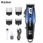 Kemei KM-709A Professional T-Blade Hair Clipper – 2000mAh Rechargeable Cordless Trimmer - Image 4