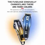 Kemei KM-709A Professional T-Blade Hair Clipper – 2000mAh Rechargeable Cordless Trimmer - Image 2